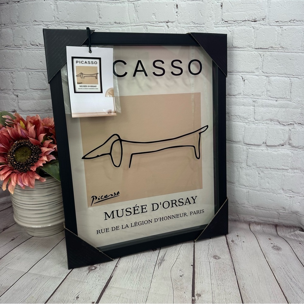 STOP 🛑 NOT AVAILABLE dachshund dog Picasso Musée D'Orsay Framed Art Print 13x16" - Picture 2 of 7